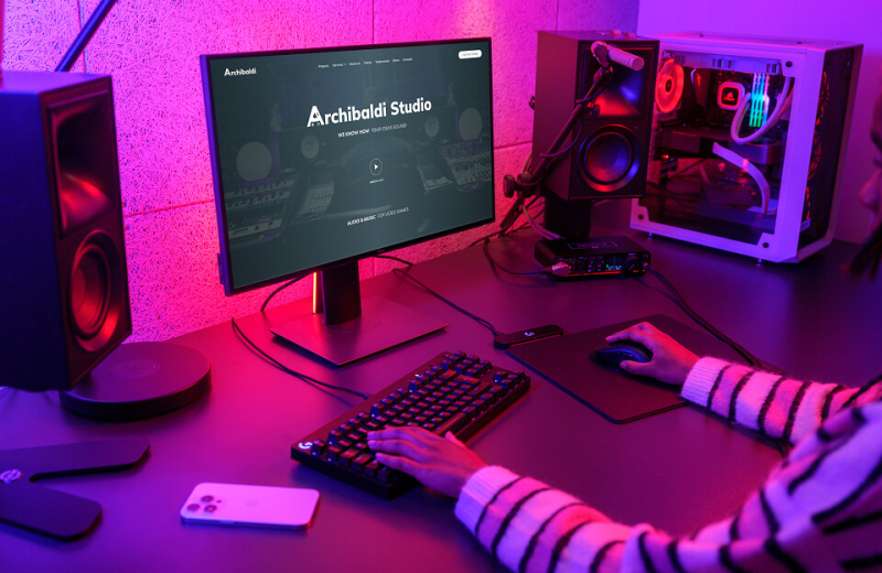 The website of the company Archibaldi Studio