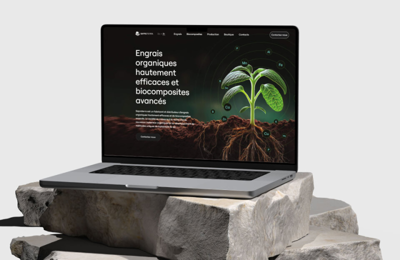 The website of Biocomposite Solutions Saproterra